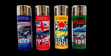 CLIPPER LIGHTERS wholesale  48 english cars  collectable comes 3 led lighters