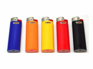 5  BIC Large Maxi  Lighters J26 Made in France comes with a free  torch lighter