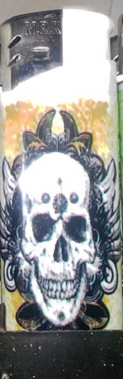 Zico LIGHTER  GAS REFILLABLE skull )  New release  limited edition