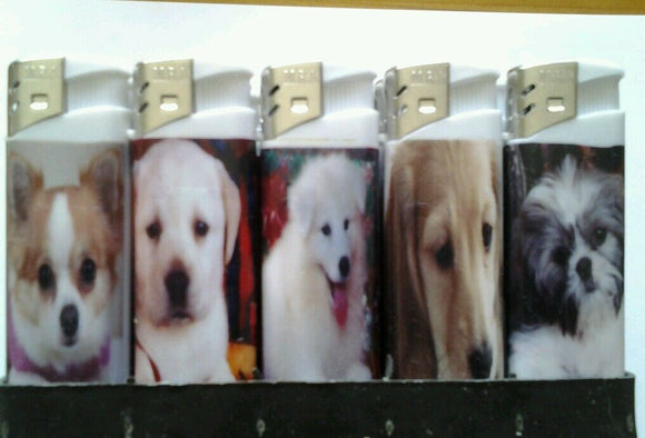 LIGHTERS ELECTRONIC   WHOLESALE DISPLAY OF FIFTY Dogs