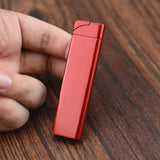 Ultra Thin refillable Butane Gas Cigarettes Lighter Windproof Torch Jet  flame
