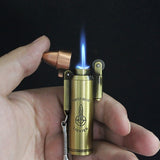 Bullet Turbo Lighter Metal gas refillable Retro jet flame