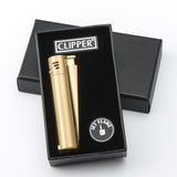 Original Clipper From Spain Metal Butane Gas Jet Torch Lighter in blue,black, gold or silver