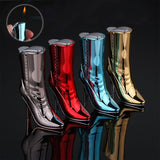 Butane Gas refillable Lighter  Ladies Boots New High-heeled Shoes normal  Flame
