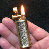 Vintage retro Flint Kerosene Lighters Flame Retro Metal Grinding Wheel collectable great survival lighter