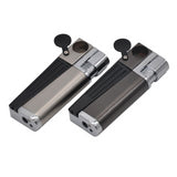 New Creative Foldable Smoking Pipe Gas Lighter Metal Multipurpose Pipe Combination Set Tobacco Butane Lighter Accessories Gift
