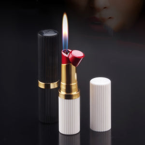 Lipstick normal Flame Butane Gas refillable Lighter