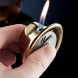 Novelty Lighter Refillable Gas  Chip Coin Shaped  Creative Lighter