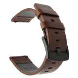 Watchband for Samsung Galaxy watch 3 46mm 42mm Active 2 40 44  Gear s3 Watch Band Strap 20 22 24mm Genuine Leather