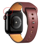 Leather watch band For Apple watch size 44mm 40mm 42mm 38mm  iWatch series 3 4 5 6 se 7 41mm/45mm